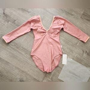 Classin ballet leotard, pink, S, 3/4 sleeves, NWT